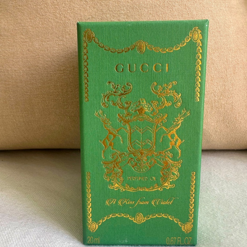 Gucci Green and Gold Perfumed Oil